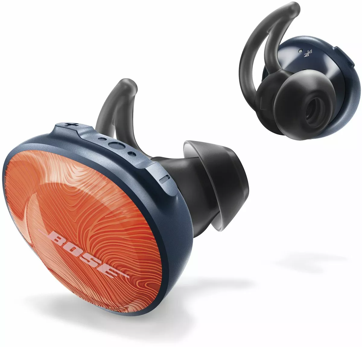 BOSE SoundSport Free Wireless Headphones Earphone Bright Orange / Midnight Blue