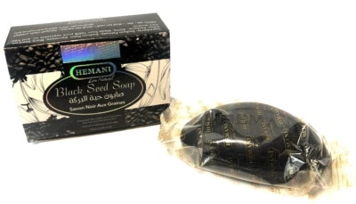 HEMANI Schwarzkümmel Seife 100% Natürlich *Gesichtspflege Körper Tagespflege*