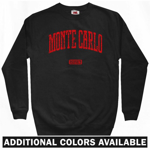 Monte Carlo Monaco Sweatshirt Crewneck 