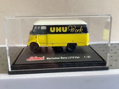  Schuco 1:87 MB L-319 Van ''UHU Werk''  (EX266-7R4/2/3)