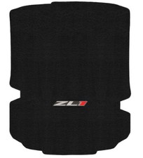 New 2016 - 2024 Chevy Camaro Rear Deck Trunk Mat Black Carpet Zl1 Logo Emblem
