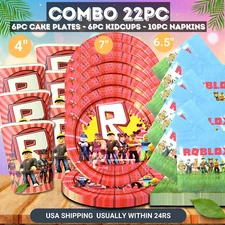 Boy Blox Tableware table cloth PARTY SUPPLIES BIRTHDAY DECORATION BALLOON