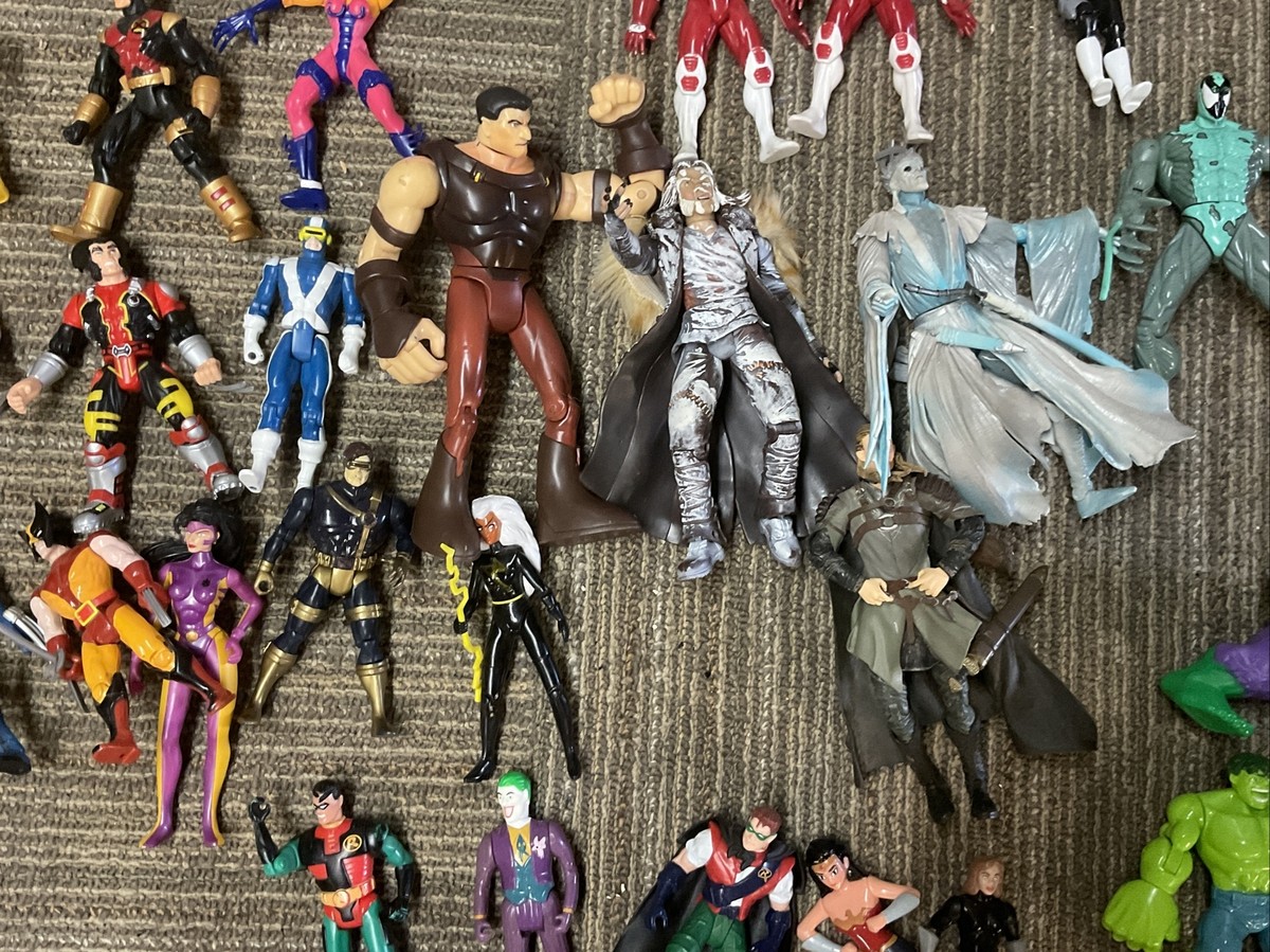 Vintage marvel And DC loose figures lot | eBay