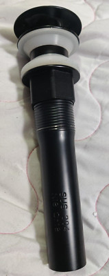 Pop Up Sink Drain, Bathroom Pop Up Sink Strainer, Anti-Explosion Black