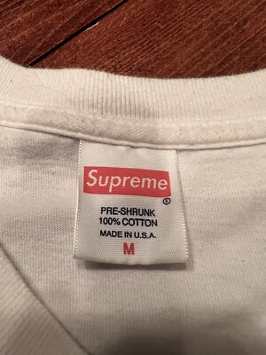 Supreme Bling Box Logo Medium White Tee SS13 | eBay