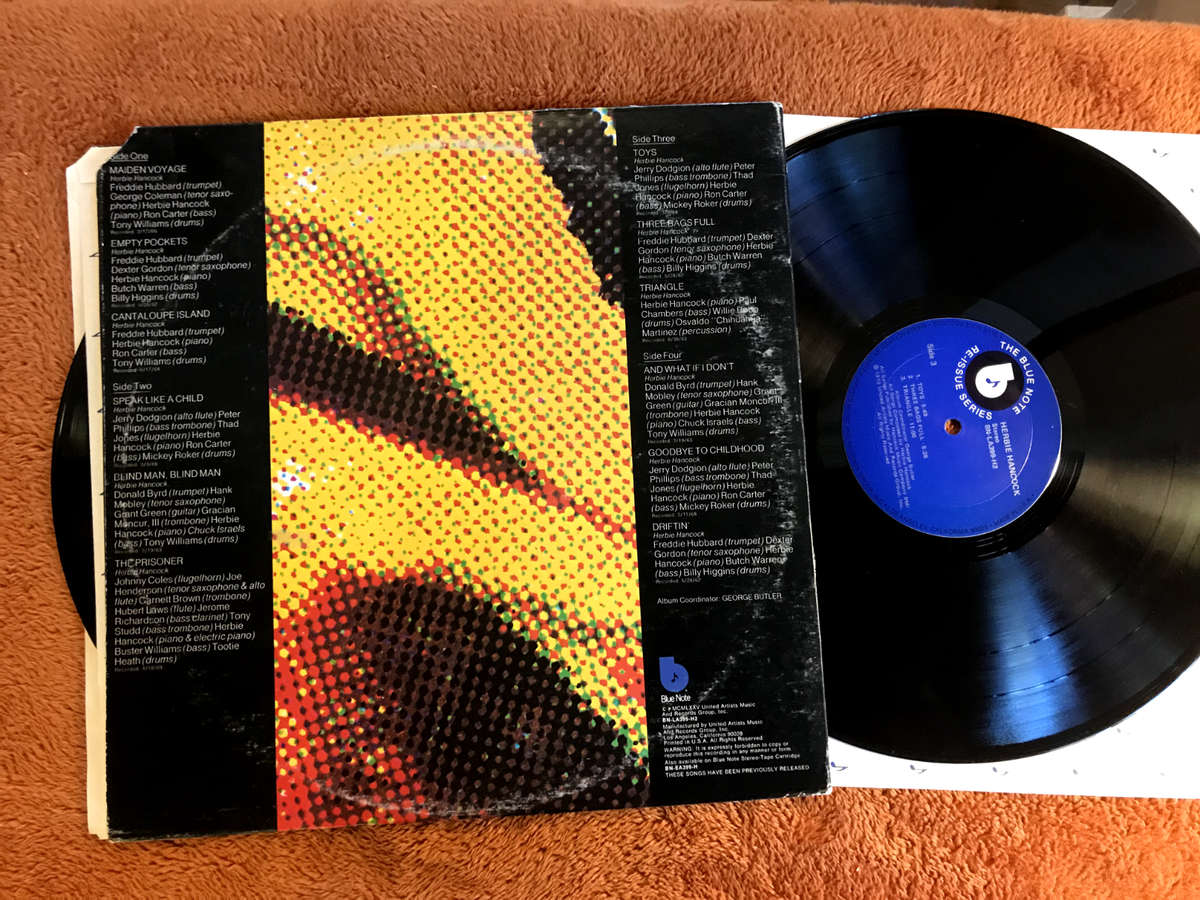 HERBIE HANCOCK 2 LP VINYL GATEFOLD ALBUM BLUE NOTE reissue gate BN