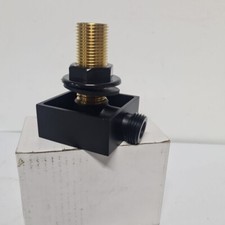 Presa doccia quadrata Niagara nero opaco