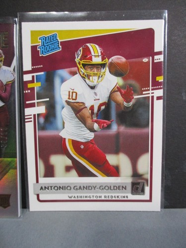 2020 Antonio Gandy-Golden RC Lot of 3 - Rated Rookie/Rookie Excellence Auto #/99 - Picture 5 of 6