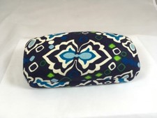 NWOT Vera Bradley Hard Clamshell Sunglass Case in Ink Blue