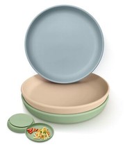 Classic Silicone Suction Plates for Toddler Baby Kids 3 Pcak , BPA... Fast Ship