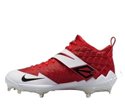 Nike Men's Force Zoom Trout 6 Baseball Cleats, Size: 14.0, Red