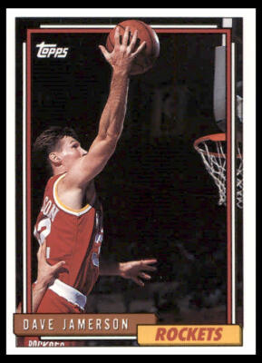 1992 Topps #179 Dave Jamerson Houston Rockets
