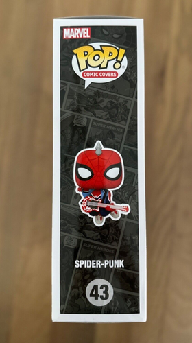 Funko POP! Portadas de cómic #43 Marvel Spider-Punk, exclusivas de Target, nuevas en caja - Imagen 4 de 7
