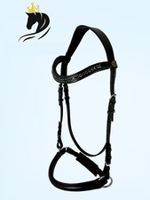 Gebisslose Zäumung Bitless Bridle Gebisslose Trense Pony, VB, WB, KB Royal Black