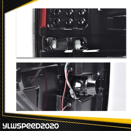 Fit For 2009-14 Ford Pickup F150 Clear LED Tail Lights Lamps Passenger + Driver - Picture 7 of 12