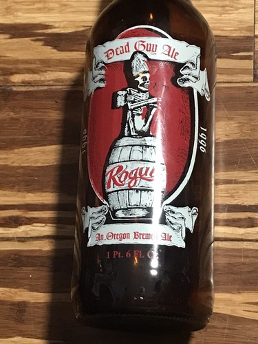 Rogue Dead Guy Ale Empty Beer Bottle & Cap - Vintage 1996 Newport OR Brewery - Picture 10 of 18