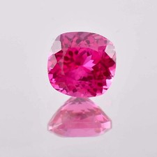 11 x 10 MM Ceylon Pink Sapphire 8.00 Ct Natural Flawless Gemstone GITCertified