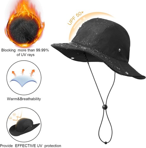 Rain Hat for Women Waterproof, Women's Bucket Hats Wide Brim, Waterproof... - Picture 2 of 9