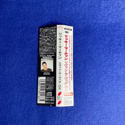 Ricky Martin – Livin' La Vida Loca Japan CD Single ESCA8018 w/OBI - Picture 9 of 9