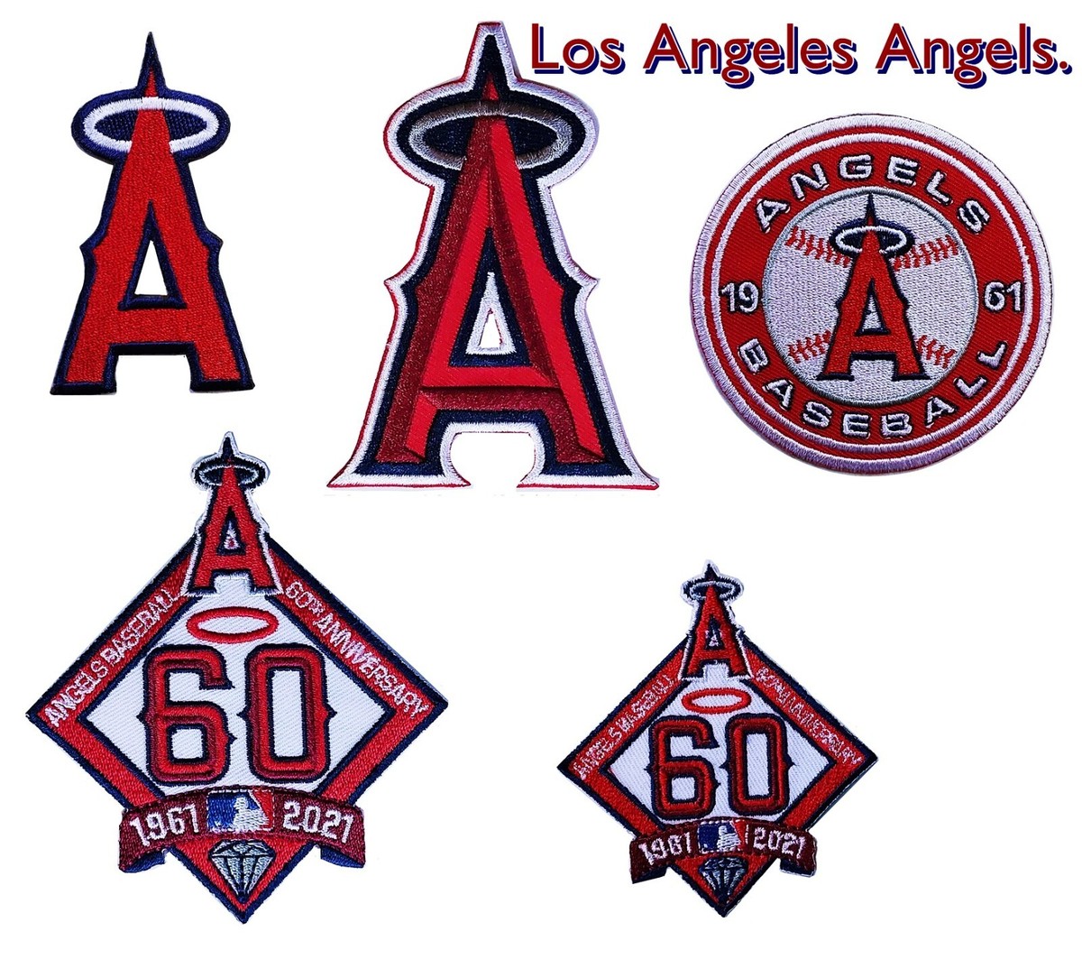 Los Angeles Angels MLB BAseball Sport Patches(Select options