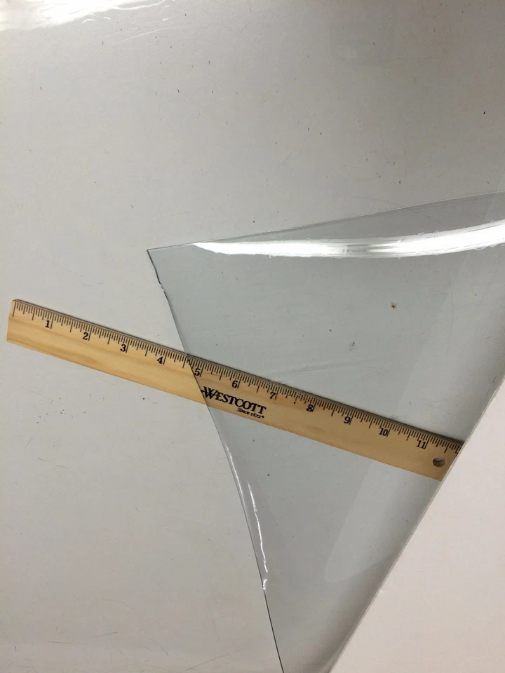 SUPER CLEAR MARINE VINYL 20 GAUGE DOUBLE POLISHED BOAT AUTO FABRIC By Yard 54"W - Image 2 of 4