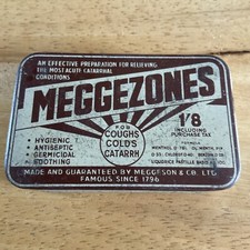 Vintage Meggezones Tin