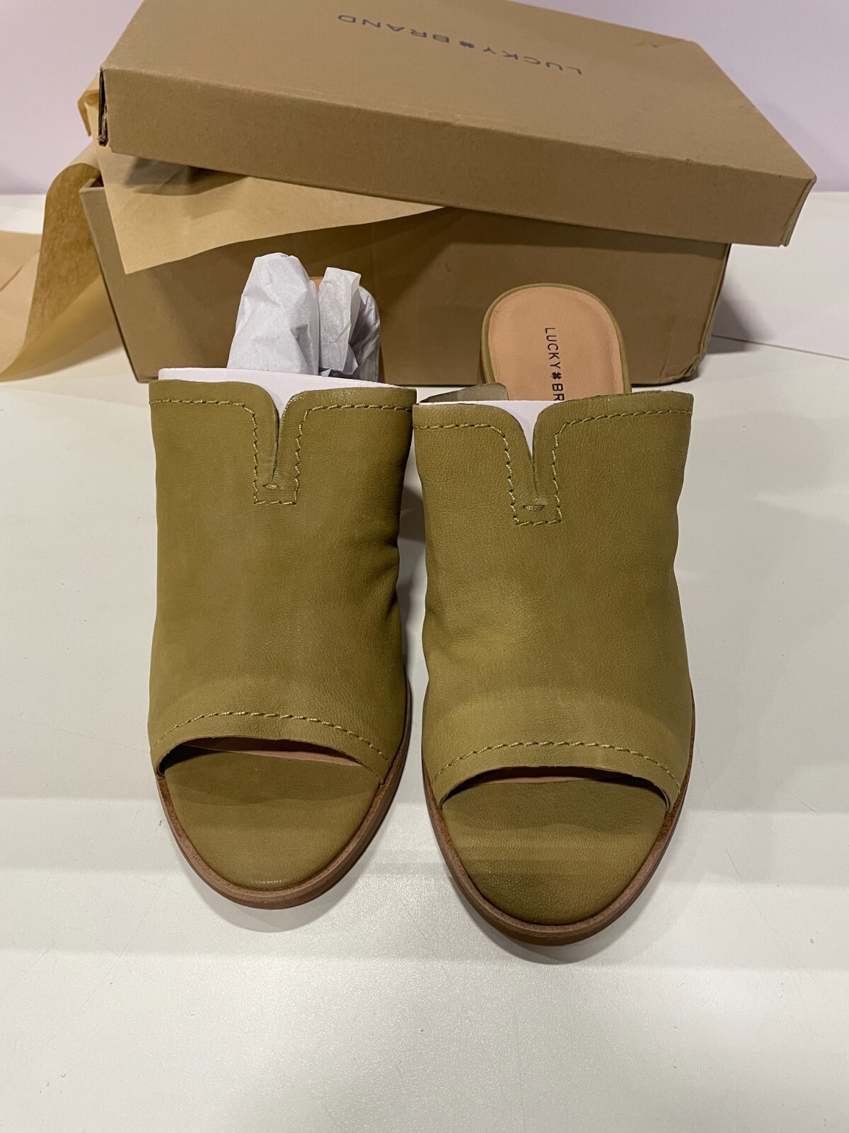 LUCKY BRAND LK-XYNIA FENNEL SEED INFERNO Green Sneakers Size 9.5M