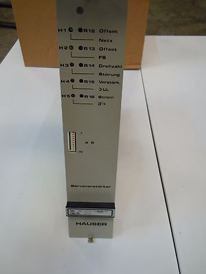 Hauser SVC 3000/1 V64  N9  Servo Amplifier Module, Servoverstaerker,  used 