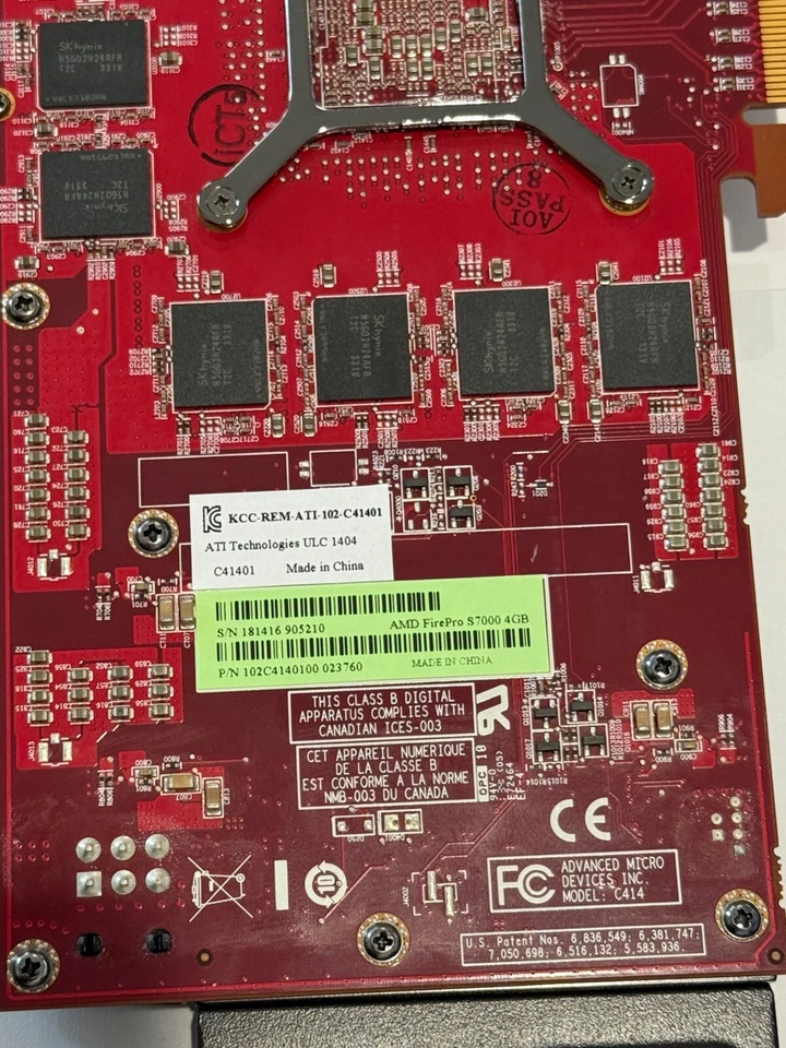 OPEN BOX AMD FirePro Graphics W7000 Graphics Card 4GB 702294-001 - Image 3 of 4