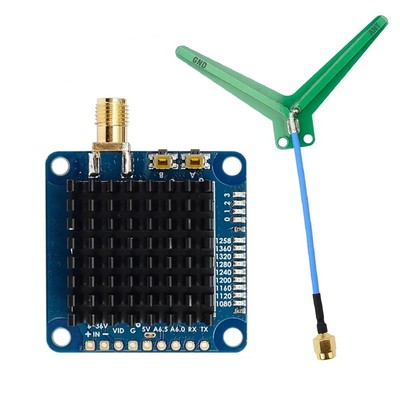 1,2 GHz 1,3 GHz 2 W VTX-Videosender VTX-1G3TE 2000 MW 9 Kanäle mit Tramp-VT2533