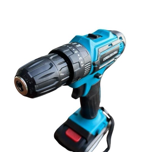 TRAPANO AVVITATORE A PERCUSSIONE BATTERIA LITIO PERFORATORE 750W DOPPIA BATTERIA - Foto 6 di 7