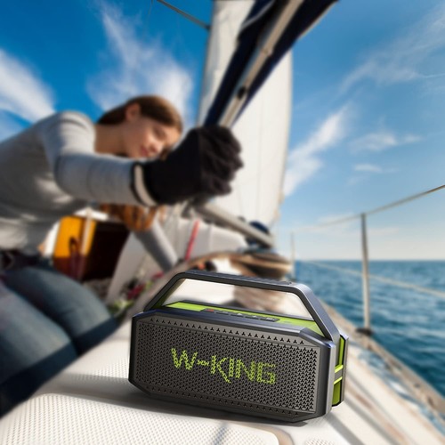 W-KING Portable Loud Bluetooth Speakers with Subwoofer, (100W Peak) 60W Outdo... - Picture 8 of 8