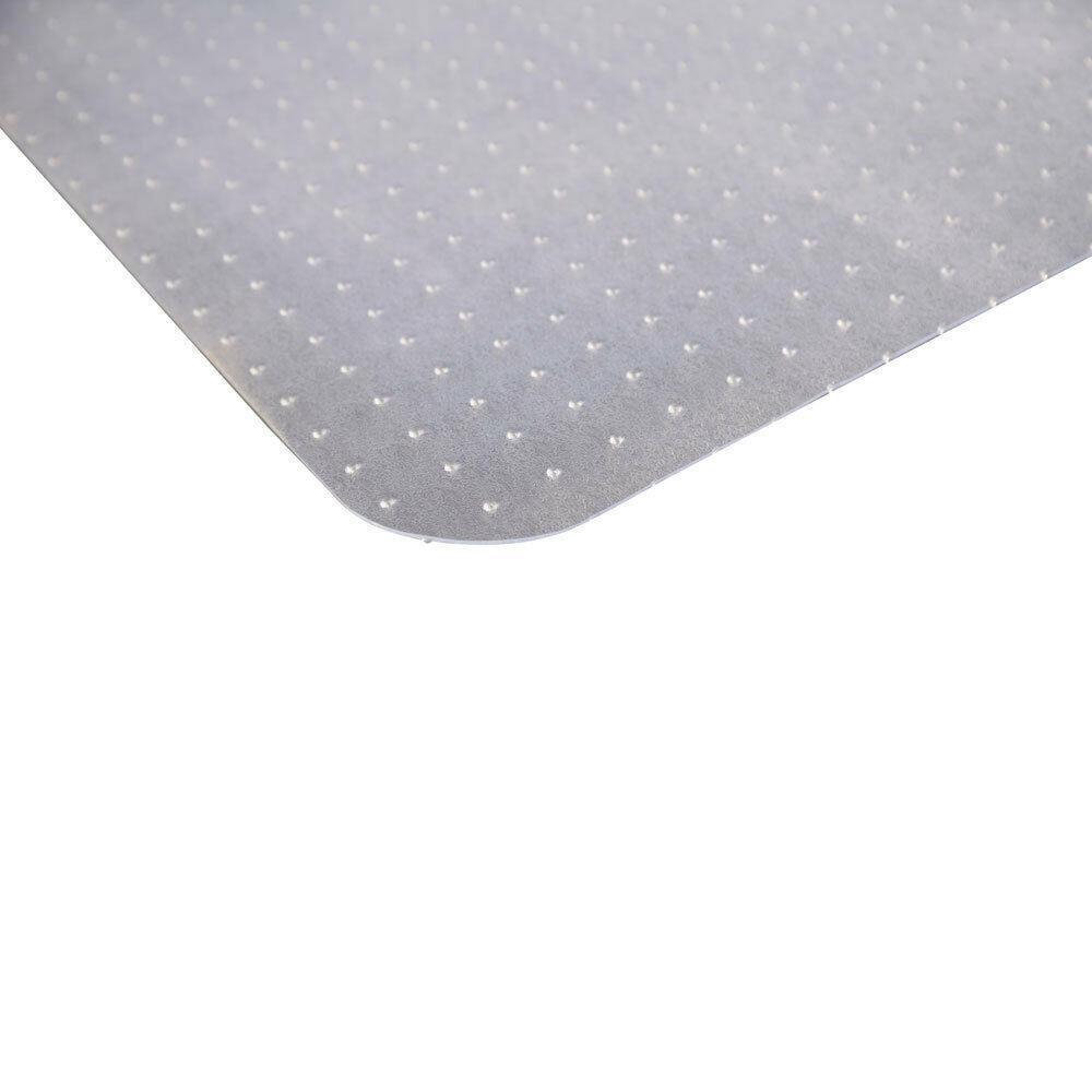 PVC Hard Plastic Floor Mat with Lip Desk Chair Carpet Protector