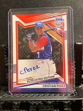 Cristian Perez 2022 Elite Extra Edition Base Auto - DPL 