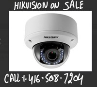 Hikvision IP 4K Turbo Security Camera Hide wiring Mississauga