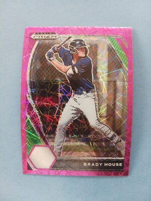 2021 Panini Prizm Draft Picks #PDP11  Brady House Pink Velocity Prizm  Nationals