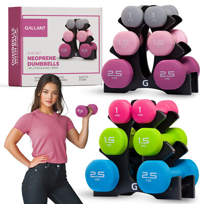 Neopren Hanteln Gewichte Eisen Hand Paar Home Gym Fitness Training Übung