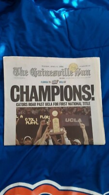 2006 UF Florida Gators Basketball National Championship GainesvilleSun Newspaper