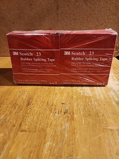 New Lot Of 10 3M Scotch 23, 3/4 in x 30 ft, Insulating Rubber Splicing Tape