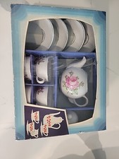 Vintage German Fine Porcelain Doll Tea Cup  Saucer Set Porzellan Kinderservice