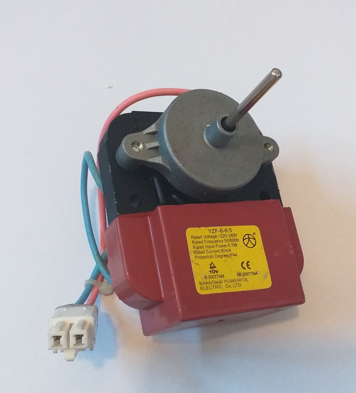 YZF66.5 Fridge Freezer Evaporator Fan Motor 220240V 50/60Hz 6.5W