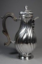 Schokoladenkanne, 13-lötiges Silber, 1755-1757, Augsburg, Esaias Busch IV