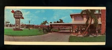Oversized postcard Florida FL Orlando Circle Arrow Motel palm tree