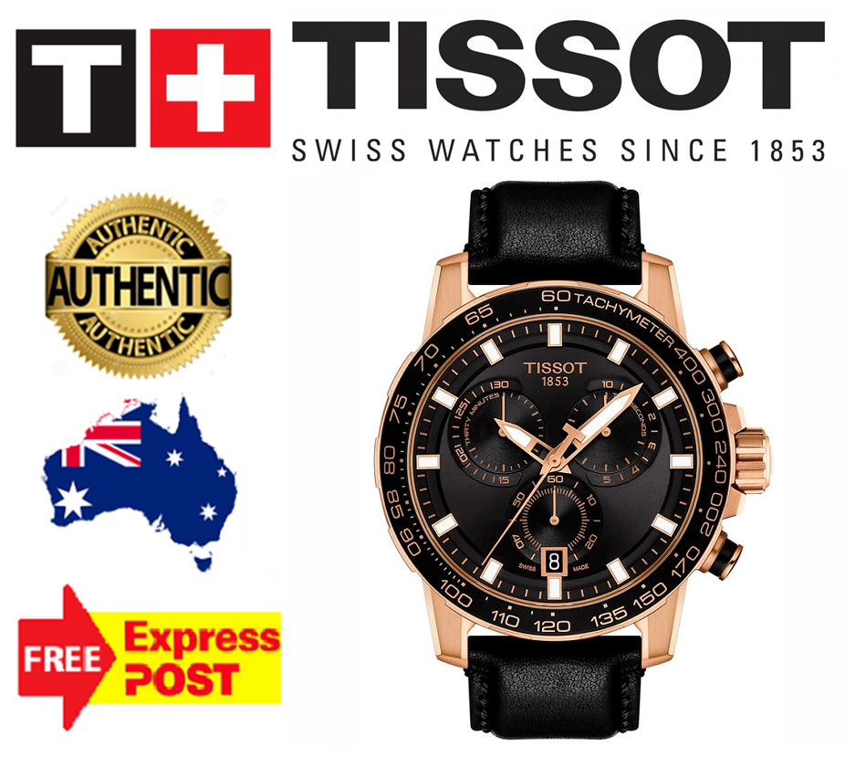TISSOT SUPERSPORT CHRONO T125.617.36.051.00 ROSE GOLD/BLACK