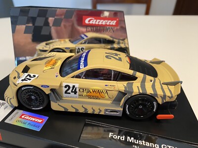 Carrera 27668 Analog Ford Mustang GTY #24 1/32 Scale Slot Car