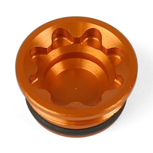 Hope RX4 / RX4+ Large Bore Cap For Mineral Oil Brake Orange Hope RX4 / RX4+ Large Bore Cap For Mineral Oil Brake Orange