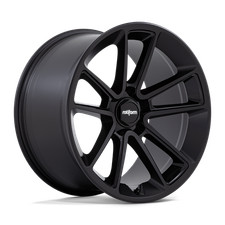 21x9 Rotiform R194 BTL Matte Black W/ Black Cap Wheels 5x120 (15mm) Set of 4