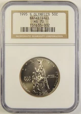1995-S Olympics Basketball Half NGC MS-70 #33-002