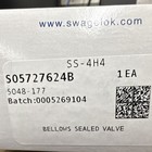 Swagelok SS-4H4 Bellows Sealed Manual Valve, Air Media, Manual Operation — photo 2