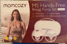 New And Sealed - Momcozy M5 Wearable 2-Breast Pumps Cozy WHITE FREE SHIPPING
